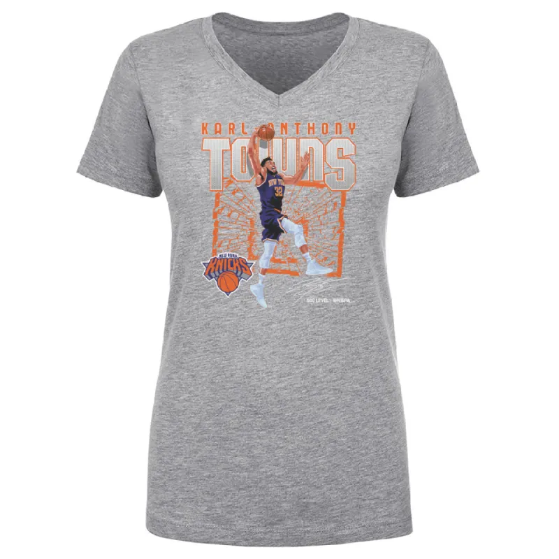 Karl-Anthony Towns New York Knicks Shattered WHT sold by 500 Level