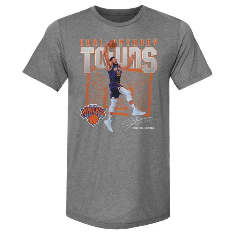 Karl-Anthony Towns New York Knicks Shattered WHT sold by 500 Level