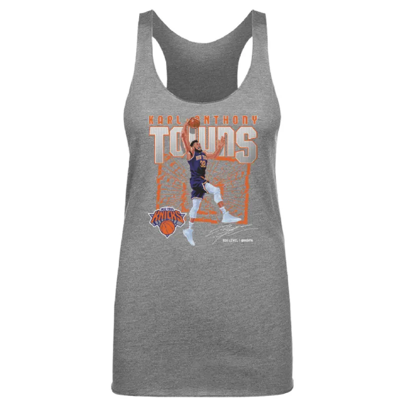 Karl-Anthony Towns New York Knicks Shattered WHT sold by 500 Level