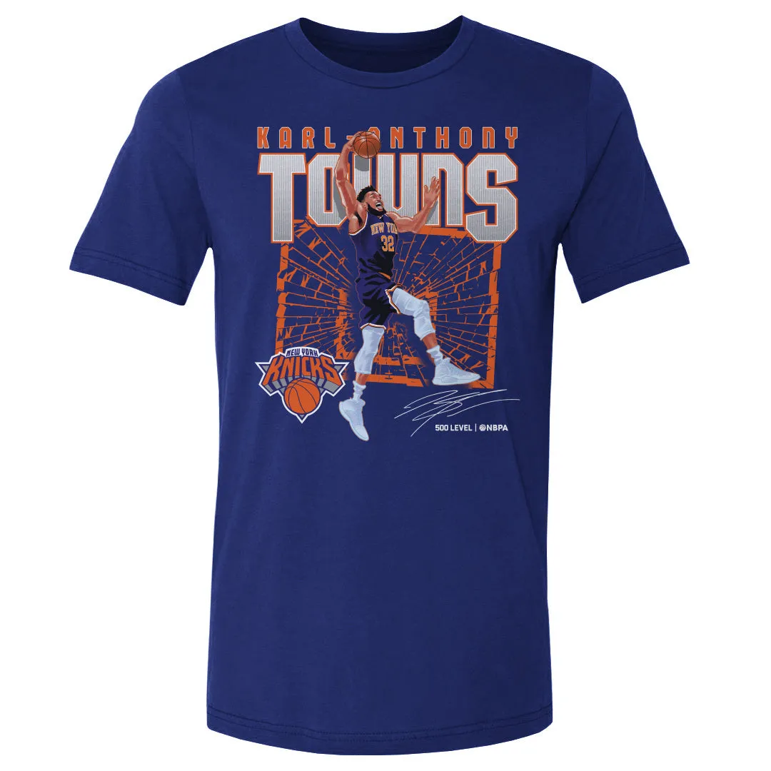 Karl-Anthony Towns New York Knicks Shattered WHT sold by 500 Level product image thumbnail 2