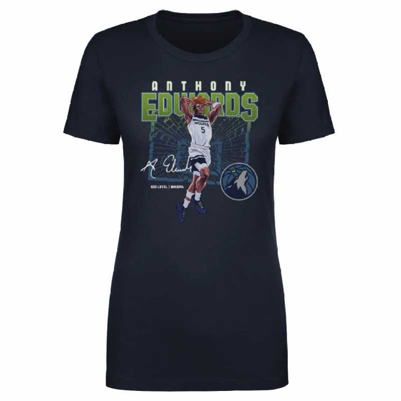 Anthony Edwards Minnesota Timberwolves Shattered WHT sold by 500 Level