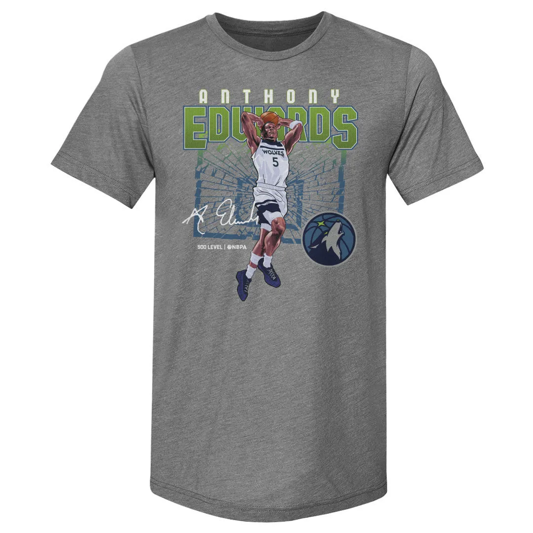 Anthony Edwards Minnesota Timberwolves Shattered WHT sold by 500 Level product image thumbnail 2