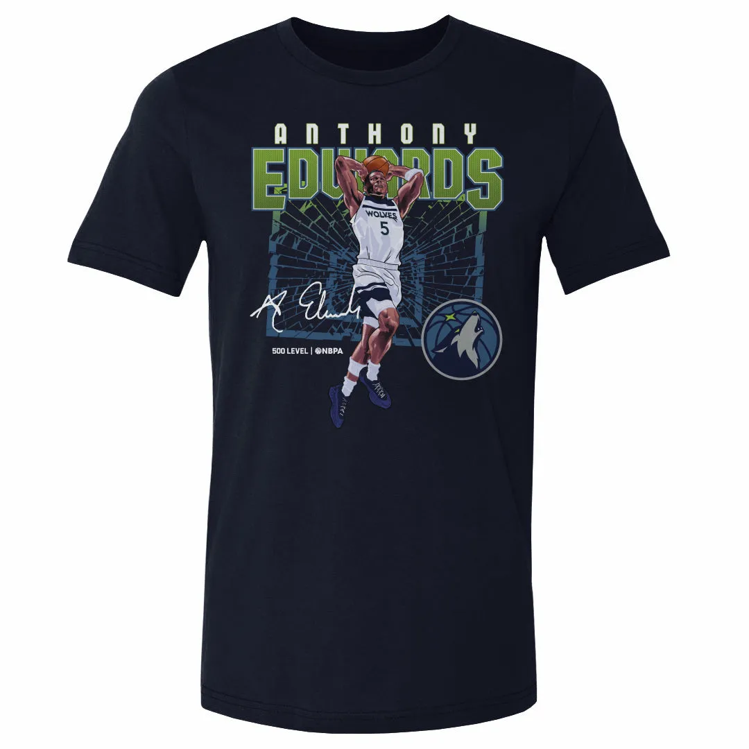 Anthony Edwards Minnesota Timberwolves Shattered WHT sold by 500 Level product image thumbnail 2