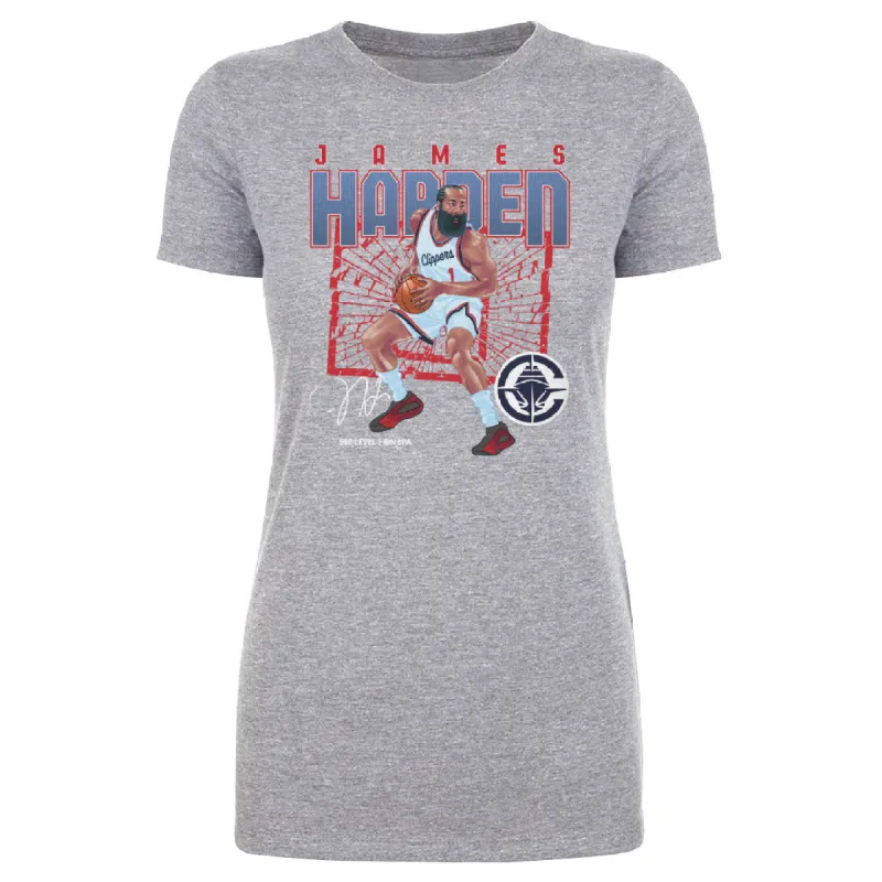 James Harden Los Angeles Clippers Shattered WHT sold by 500 Level