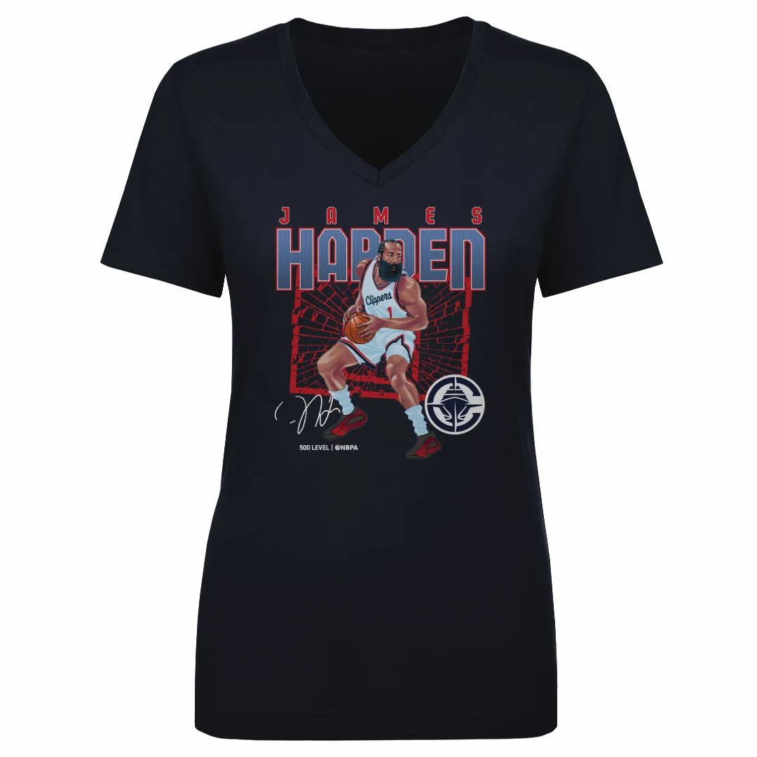 James Harden Los Angeles Clippers Shattered WHT sold by 500 Level
