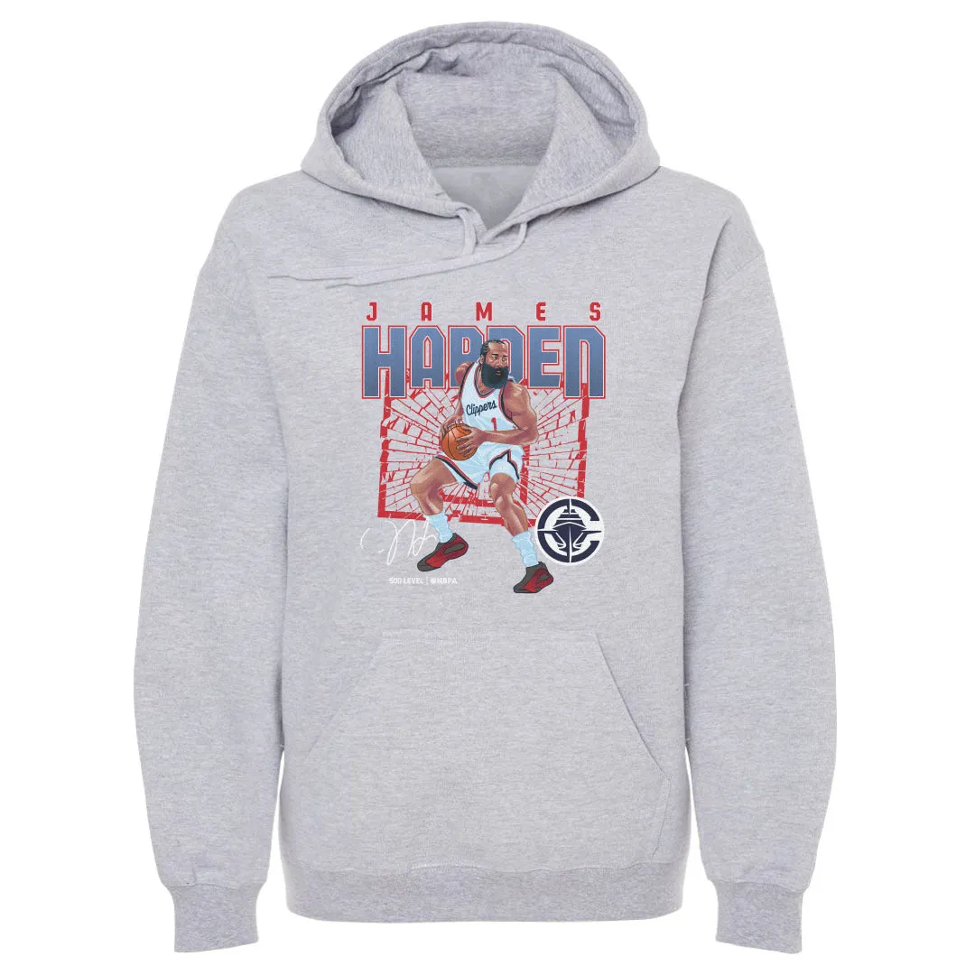 James Harden Los Angeles Clippers Shattered WHT sold by 500 Level