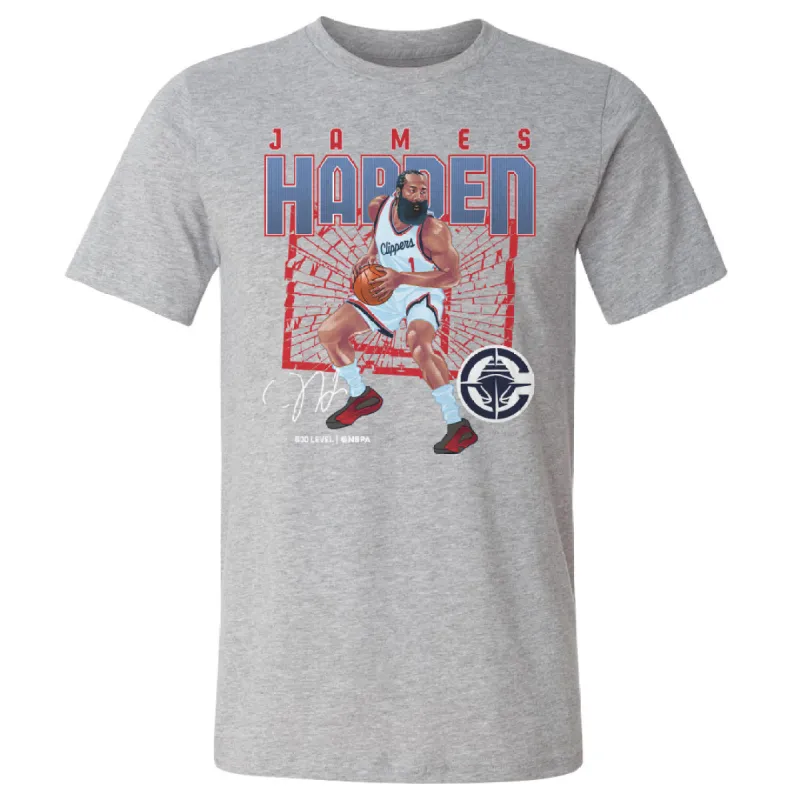 James Harden Los Angeles Clippers Shattered WHT sold by 500 Level