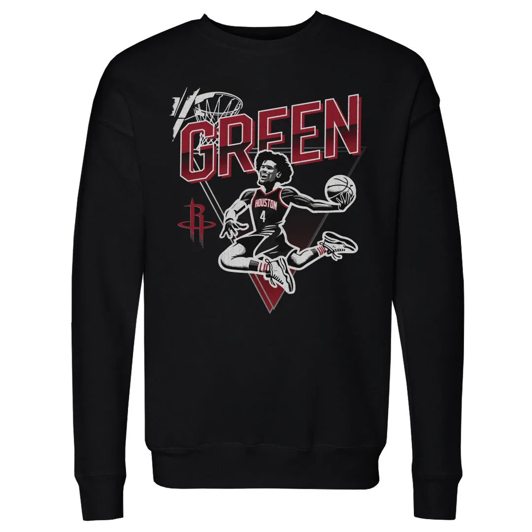 Jalen Green Houston Rockets Triangle WHT sold by 500 Level