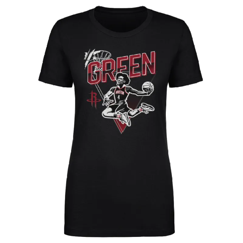 Jalen Green Houston Rockets Triangle WHT sold by 500 Level