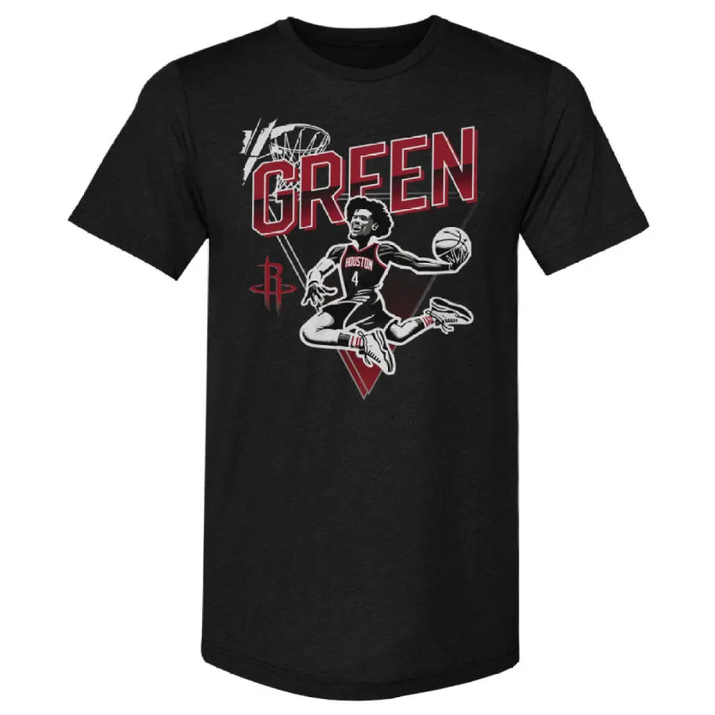 Jalen Green Houston Rockets Triangle WHT sold by 500 Level