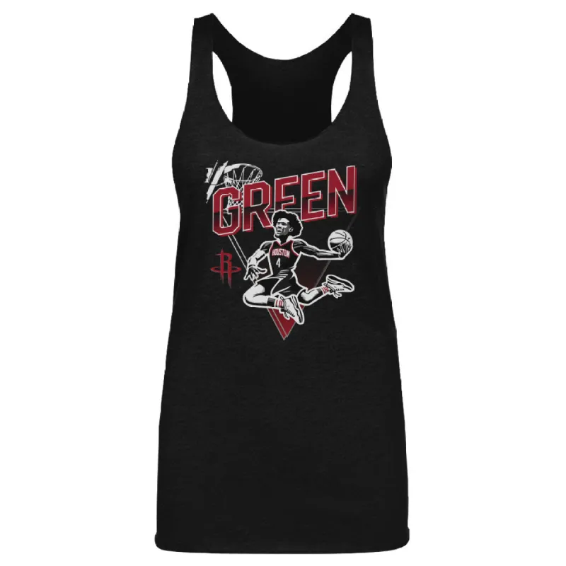 Jalen Green Houston Rockets Triangle WHT sold by 500 Level