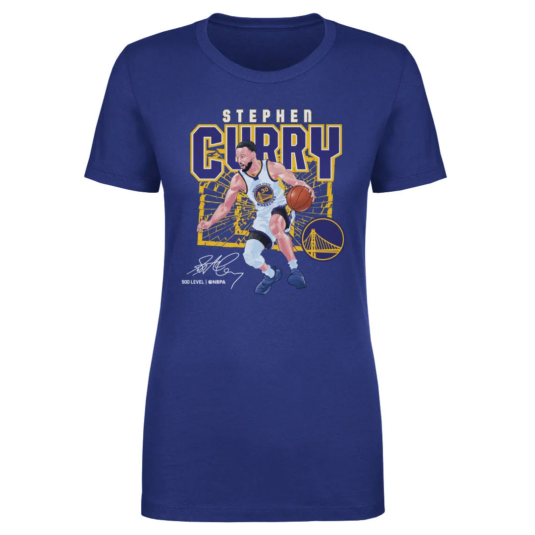 Steph Curry Golden State Warriors Shattered WHT sold by 500 Level