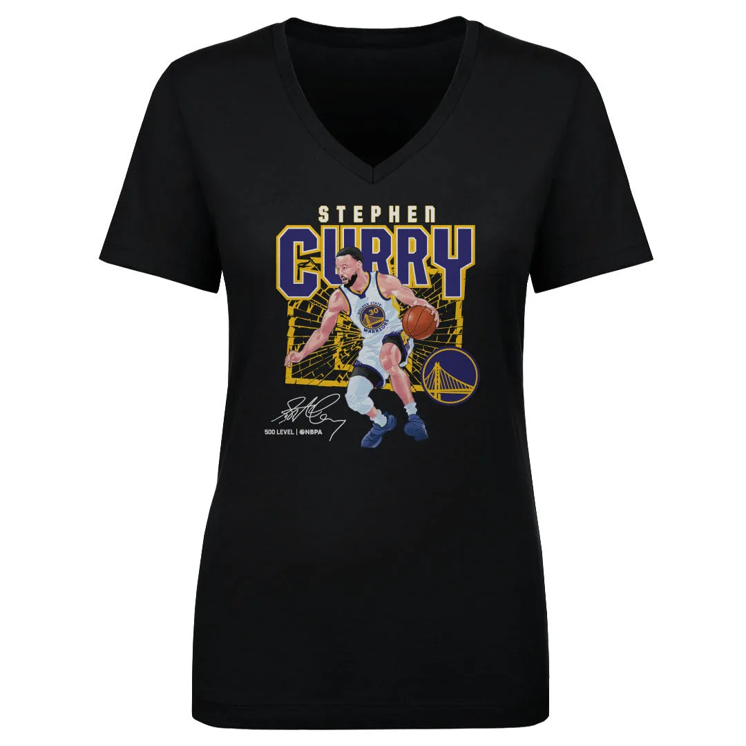 Steph Curry Golden State Warriors Shattered WHT sold by 500 Level