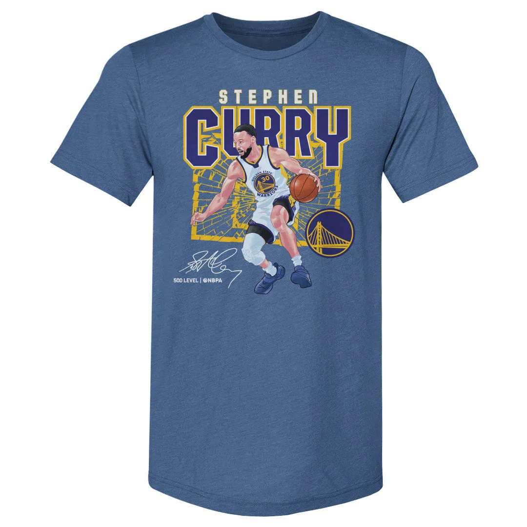 Steph Curry Golden State Warriors Shattered WHT sold by 500 Level