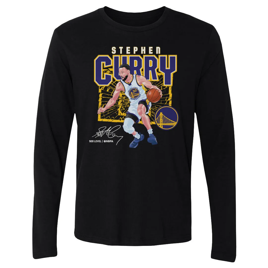 Steph Curry Golden State Warriors Shattered WHT sold by 500 Level