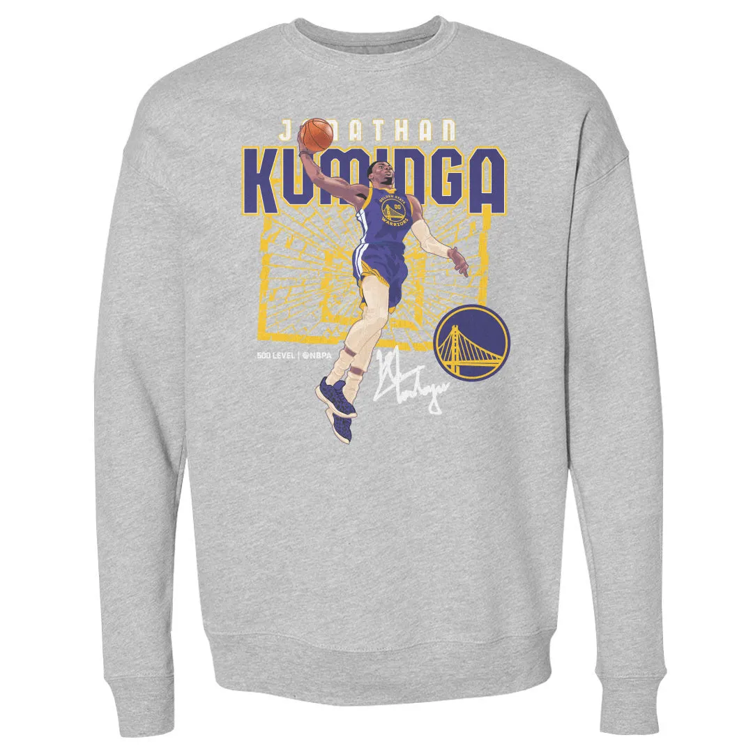 Jonathan Kuminga Golden State Warriors Shattered WHT sold by 500 Level