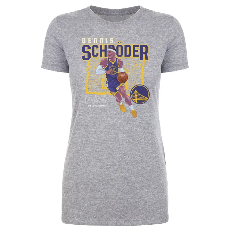 Dennis Schroder Golden State Warriors Shattered WHT sold by 500 Level