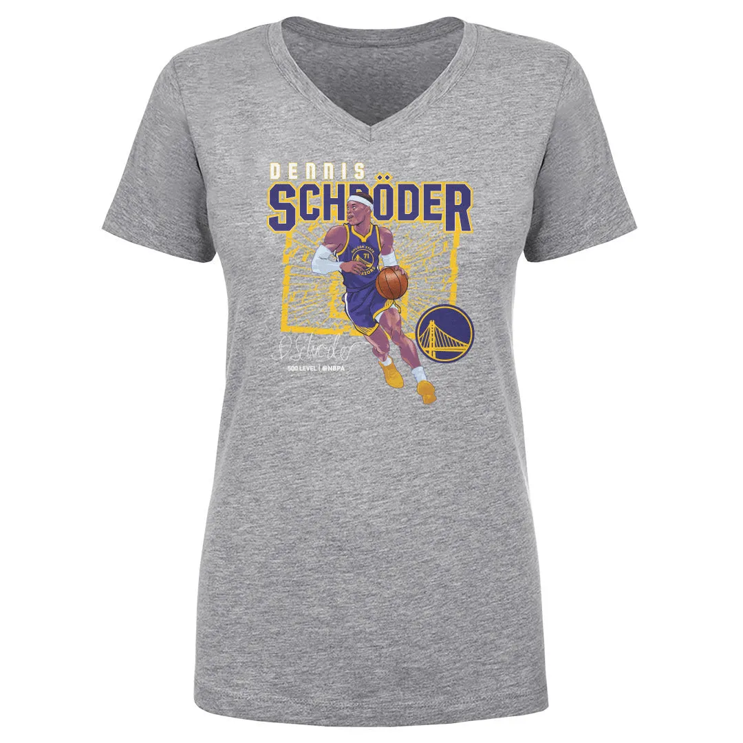 Dennis Schroder Golden State Warriors Shattered WHT sold by 500 Level product image thumbnail 2