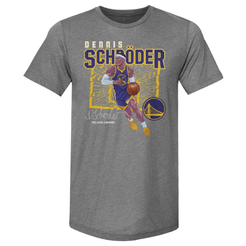 Dennis Schroder Golden State Warriors Shattered WHT sold by 500 Level