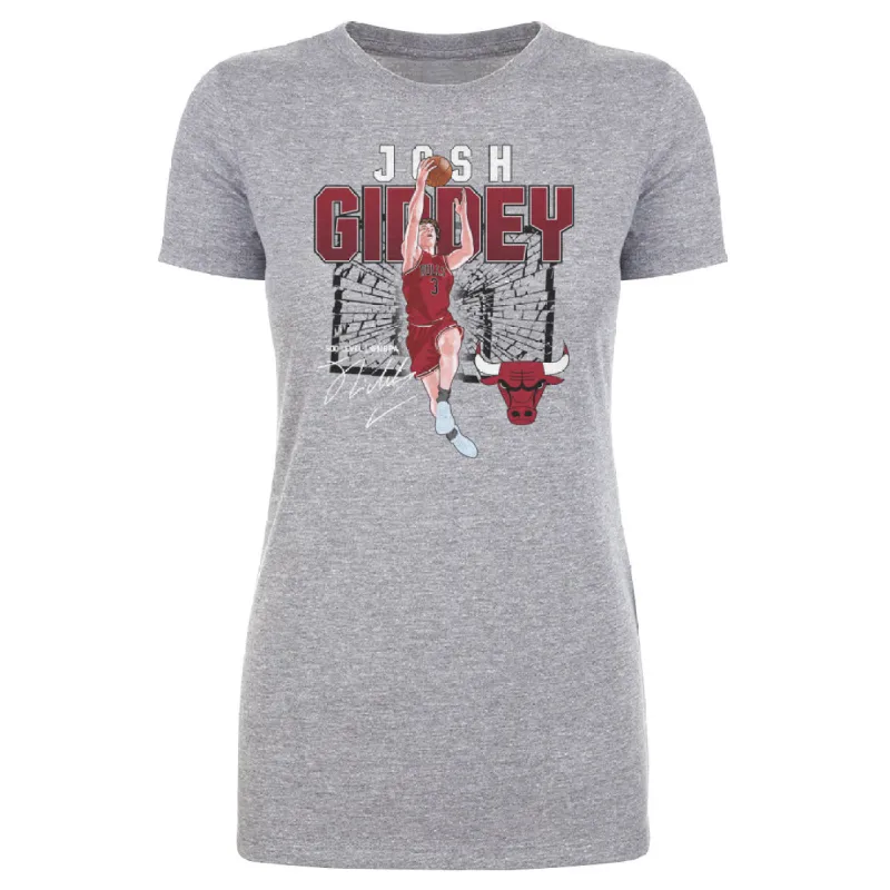 Josh Giddey Chicago Bulls Shattered WHT sold by 500 Level