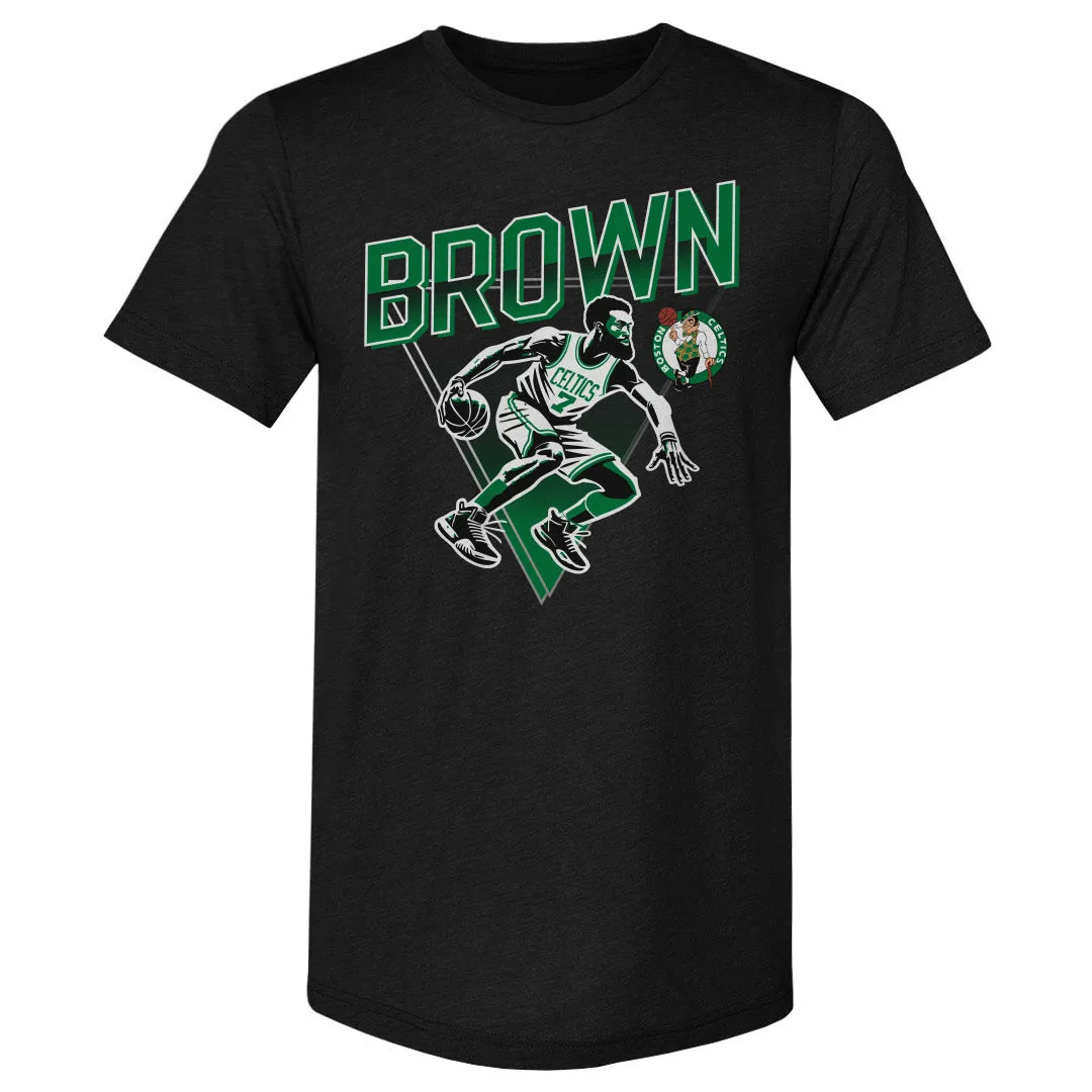 Jaylen Brown Boston Celtics Triangle WHT sold by 500 Level