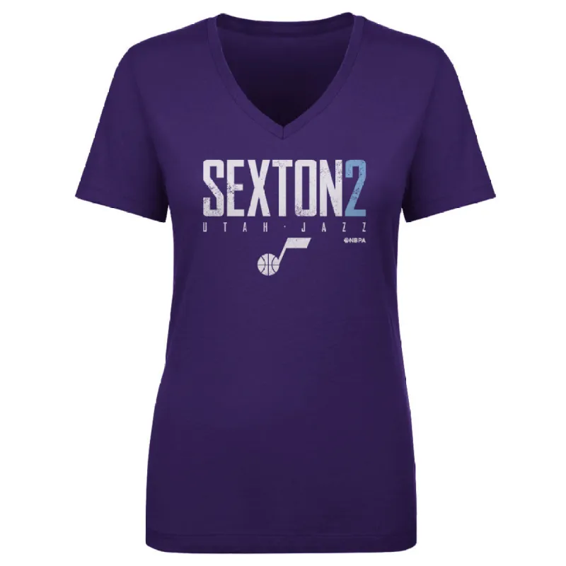 Collin Sexton Utah Jazz Elite WHT sold by 500 Level