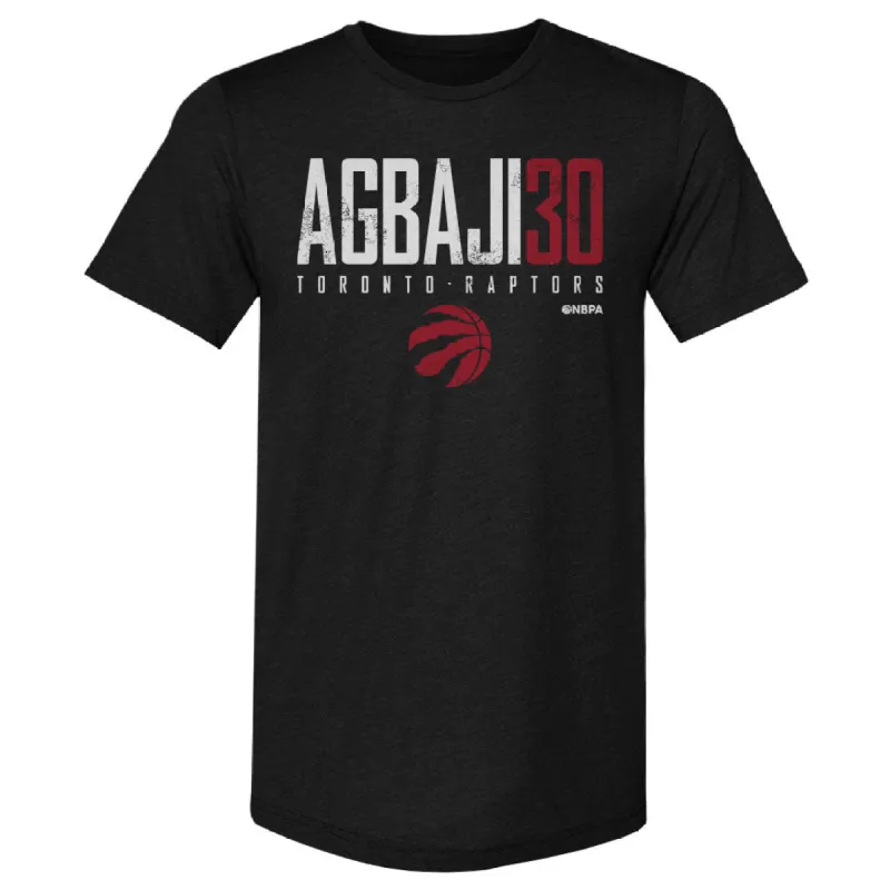 Ochai Agbaji Toronto Raptors Elite WHT sold by 500 Level