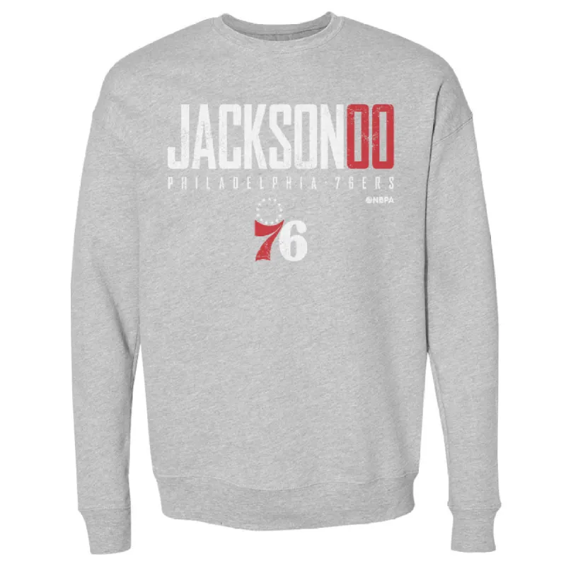 Reggie Jackson Philadelphia 76ers Elite WHT sold by 500 Level