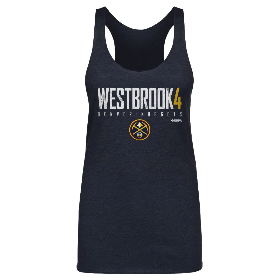 Russell Westbrook Denver Nuggets Elite WHT sold by 500 Level