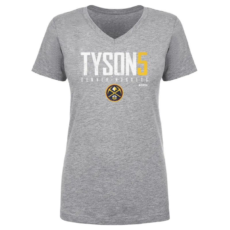 Hunter Tyson Denver Nuggets Elite WHT sold by 500 Level