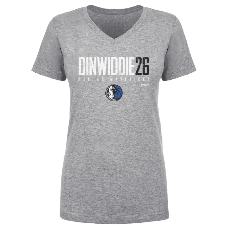 Spencer Dinwiddie Dallas Mavericks Elite WHT sold by 500 Level