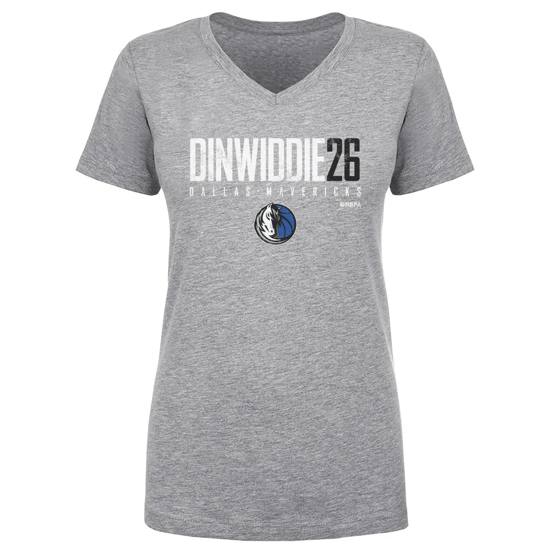 Spencer Dinwiddie Dallas Mavericks Elite WHT sold by 500 Level