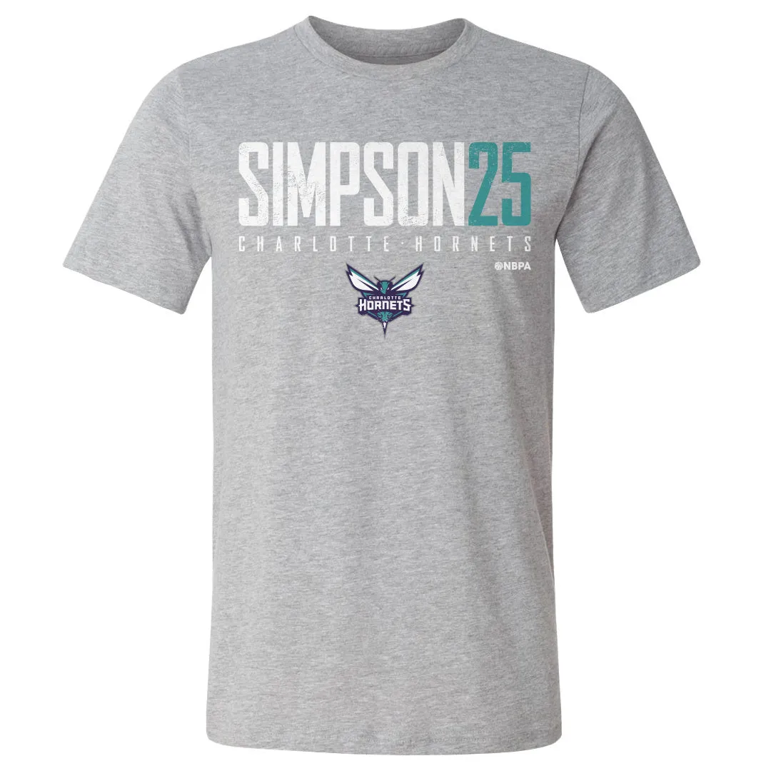 KJ Simpson Charlotte Hornets Elite WHT sold by 500 Level