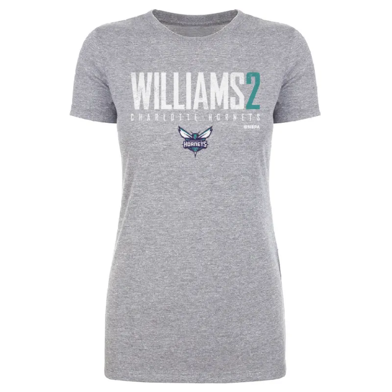 Grant Williams Charlotte Hornets Elite WHT sold by 500 Level