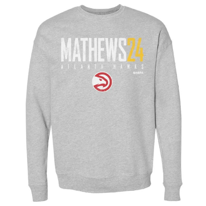 Garrison Mathews Atlanta Hawks Elite WHT sold by 500 Level
