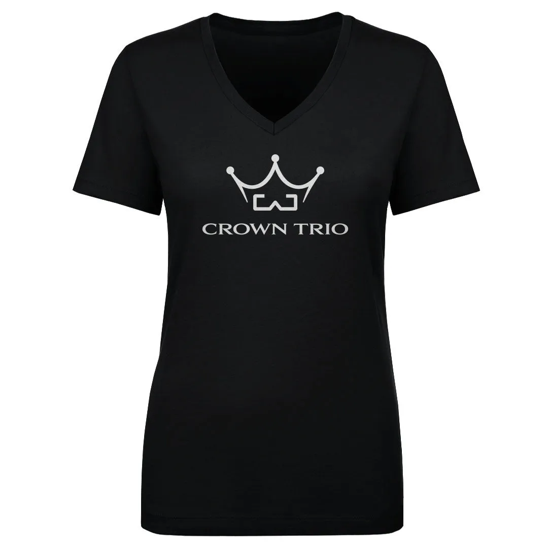 Crown Trio Logo Stacked WHT sold by 500 Level
