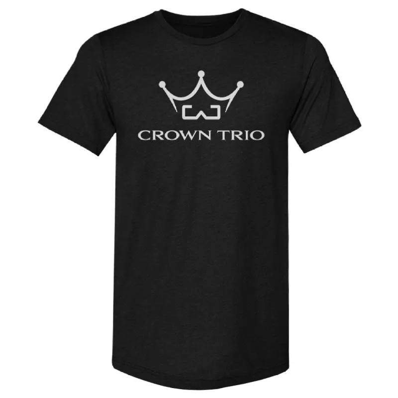 Crown Trio Logo Stacked WHT sold by 500 Level