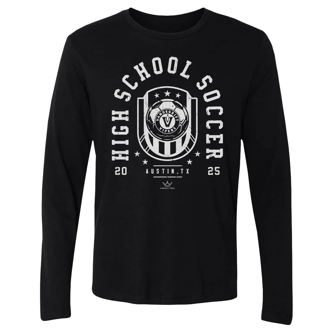 Crown Trio Vandegrift High School Soccer 2 - 2025 WHT sold by 500 Level
