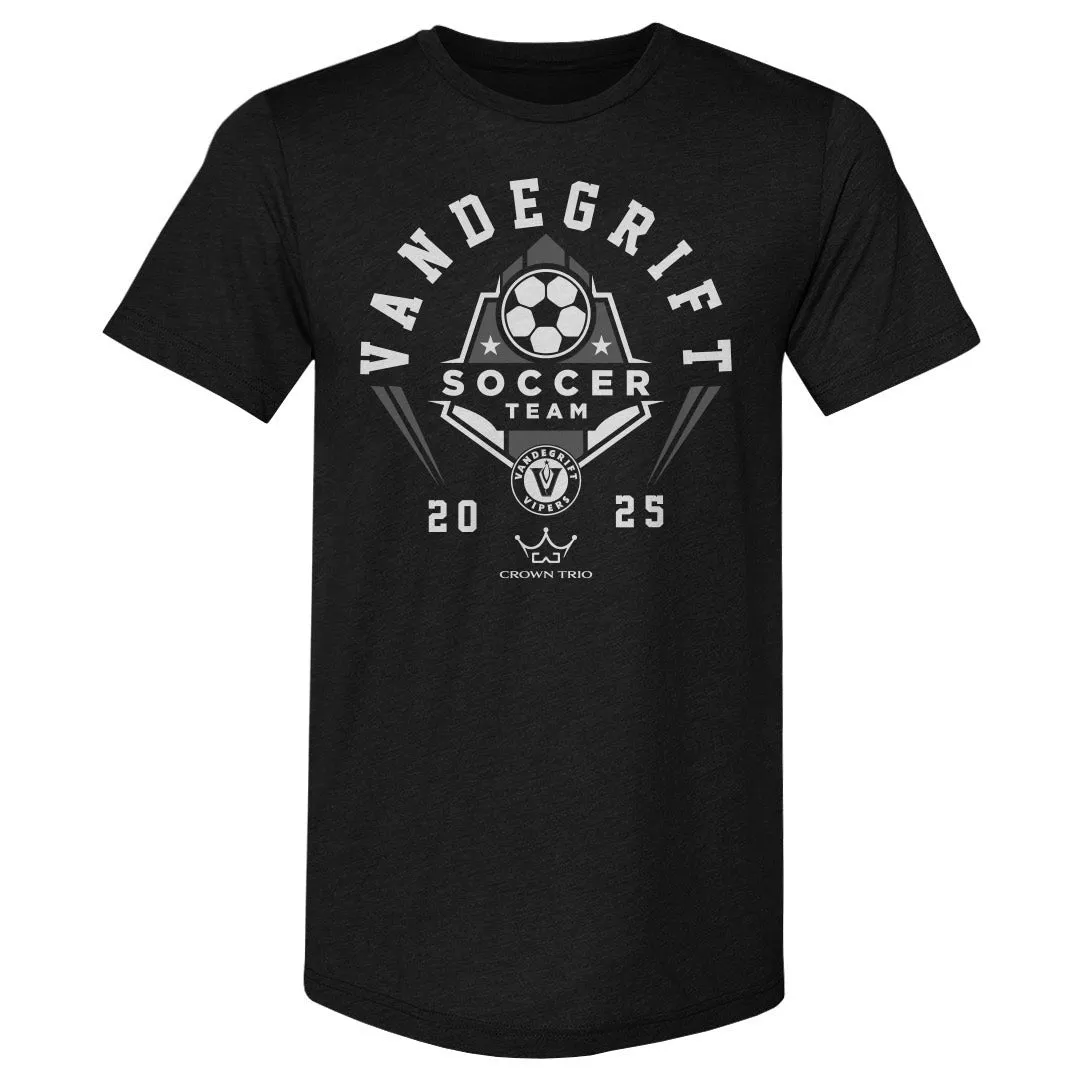 Crown Trio Vandegrift High School Soccer - 2025 WHT sold by 500 Level