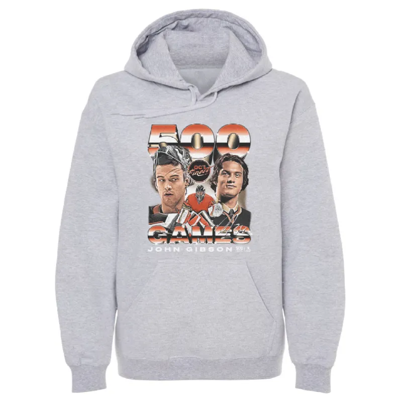 John Gibson Anaheim 500th Game Vintage WHT sold by 500 Level