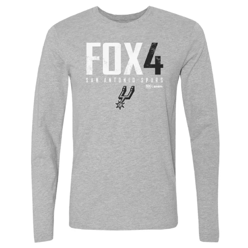 De'Aaron Fox San Antonio Spurs Elite WHT sold by 500 Level