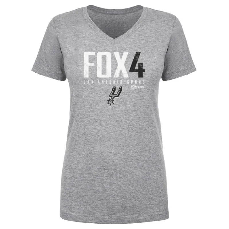 De'Aaron Fox San Antonio Spurs Elite WHT sold by 500 Level