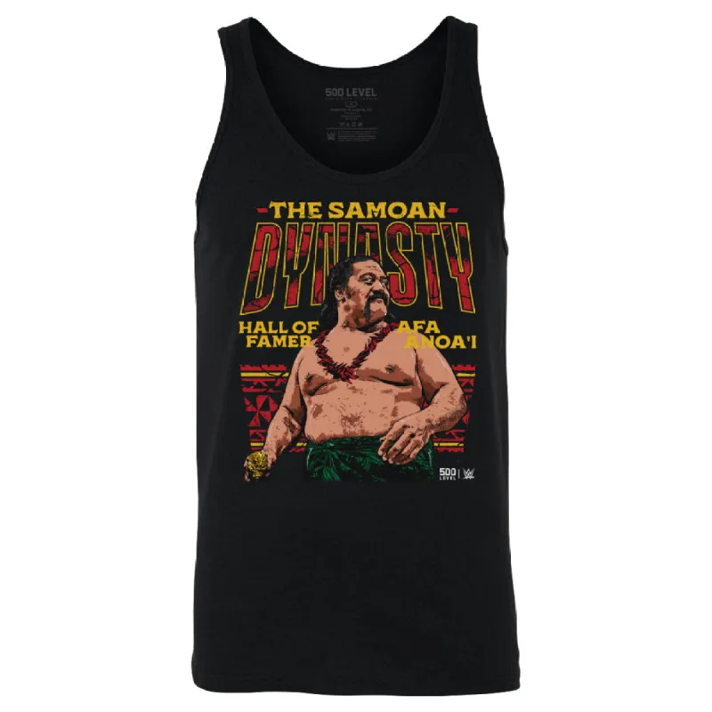 Afa Anoa'i Hall Of Fame Samoan Dynasty WHT sold by 500 Level