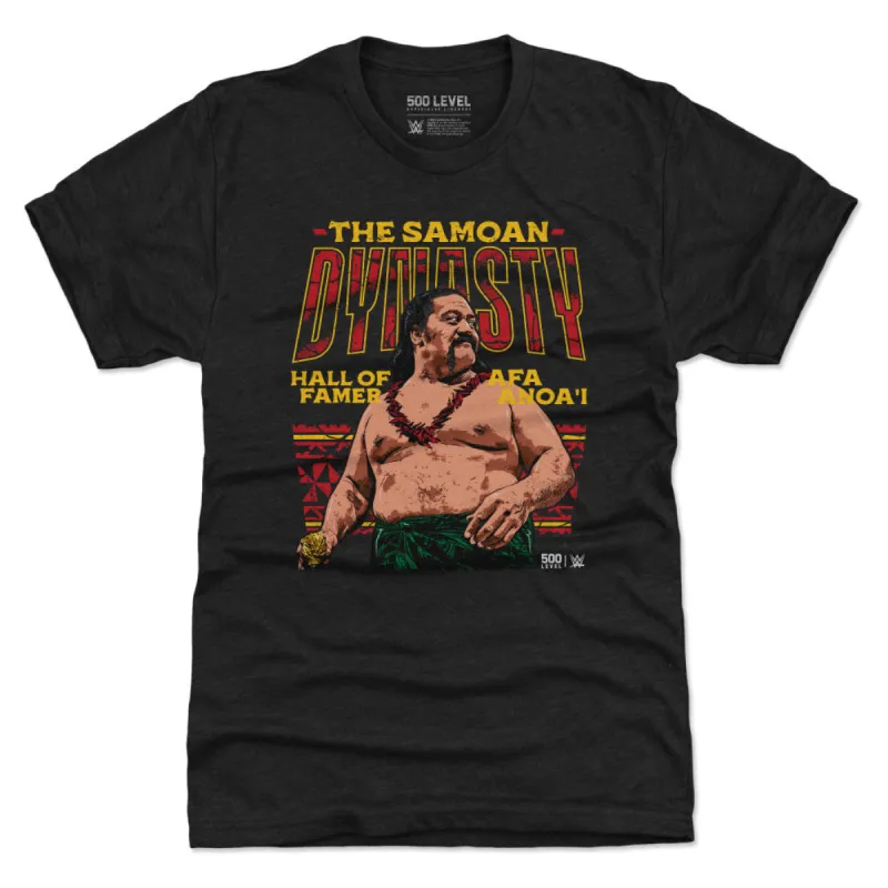 Afa Anoa'i Hall Of Fame Samoan Dynasty WHT sold by 500 Level