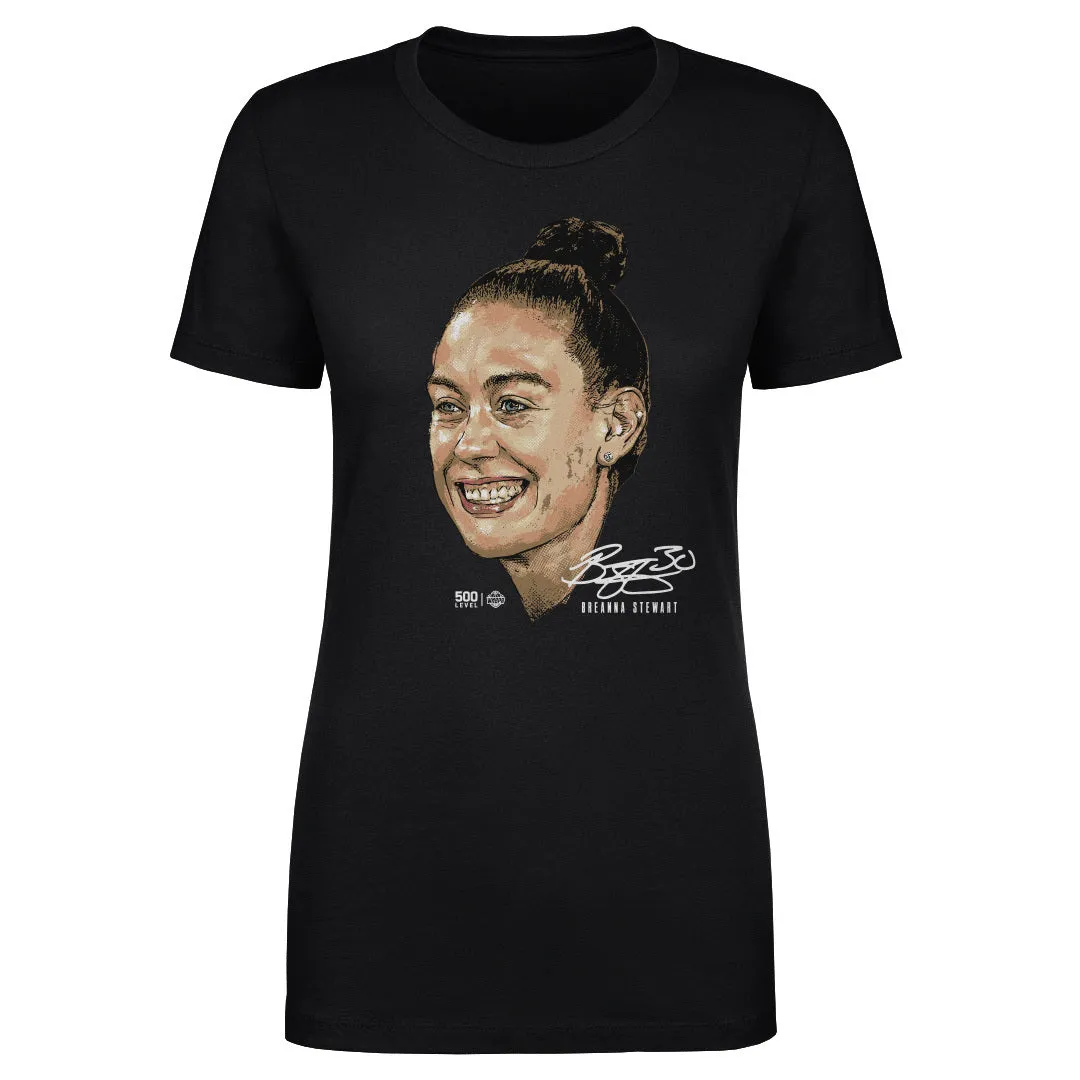 Breanna Stewart New York Portrait WHT sold by 500 Level