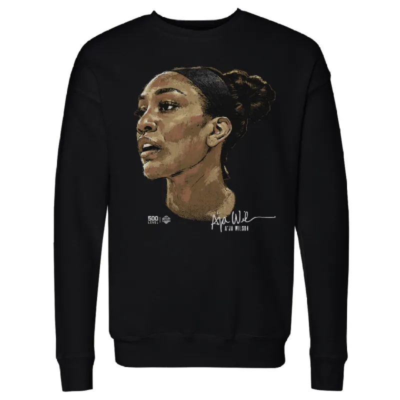 A'ja Wilson Las Vegas Portrait WHT sold by 500 Level