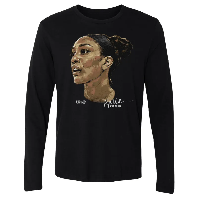 A'ja Wilson Las Vegas Portrait WHT sold by 500 Level