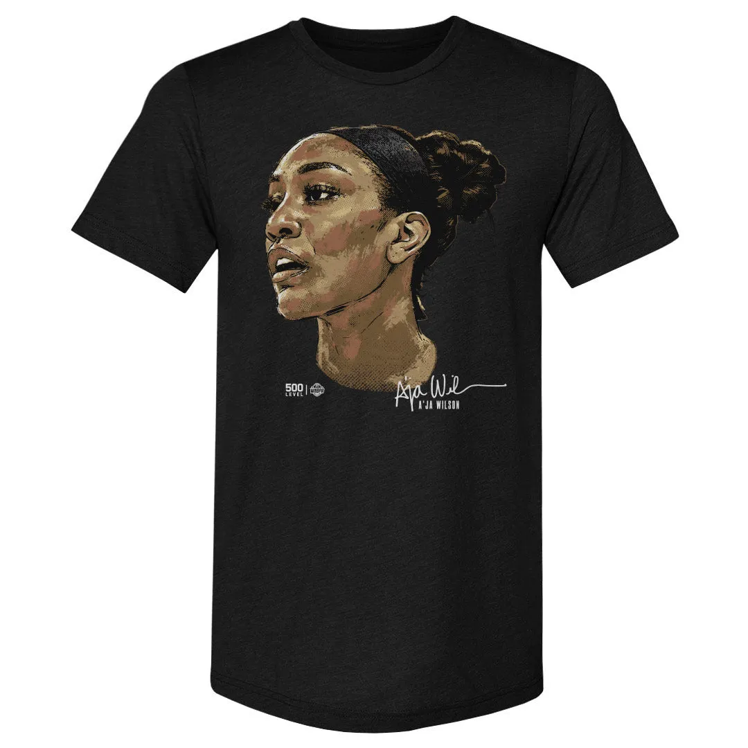 A'ja Wilson Las Vegas Portrait WHT sold by 500 Level product image thumbnail 2