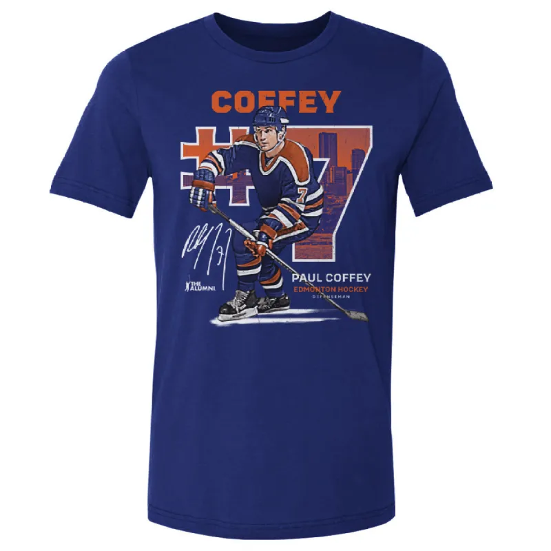 Paul Coffey Edmonton Throwback WHT sold by 500 Level