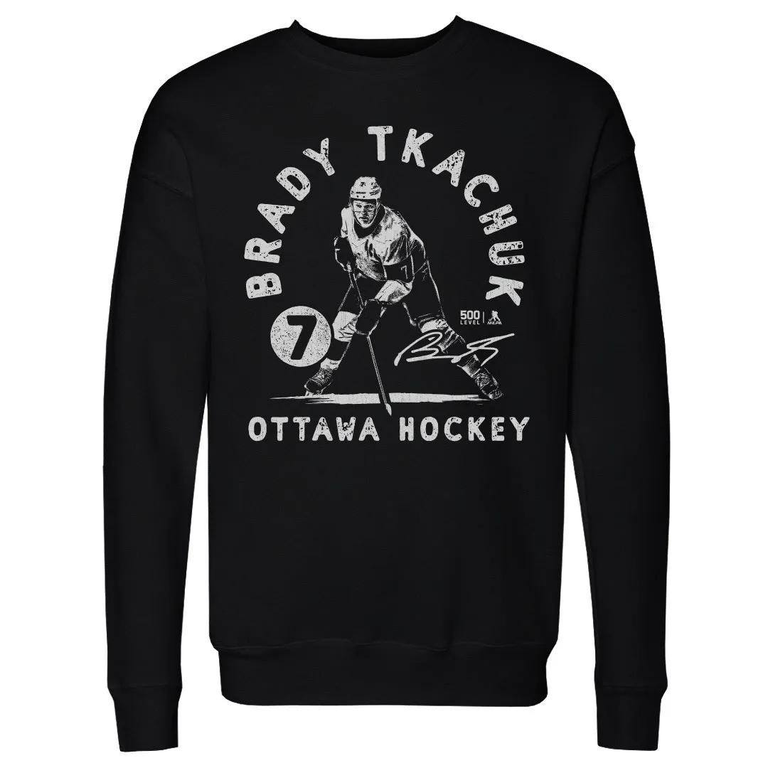 Brady Tkachuk Ottawa Stamp WHT sold by 500 Level